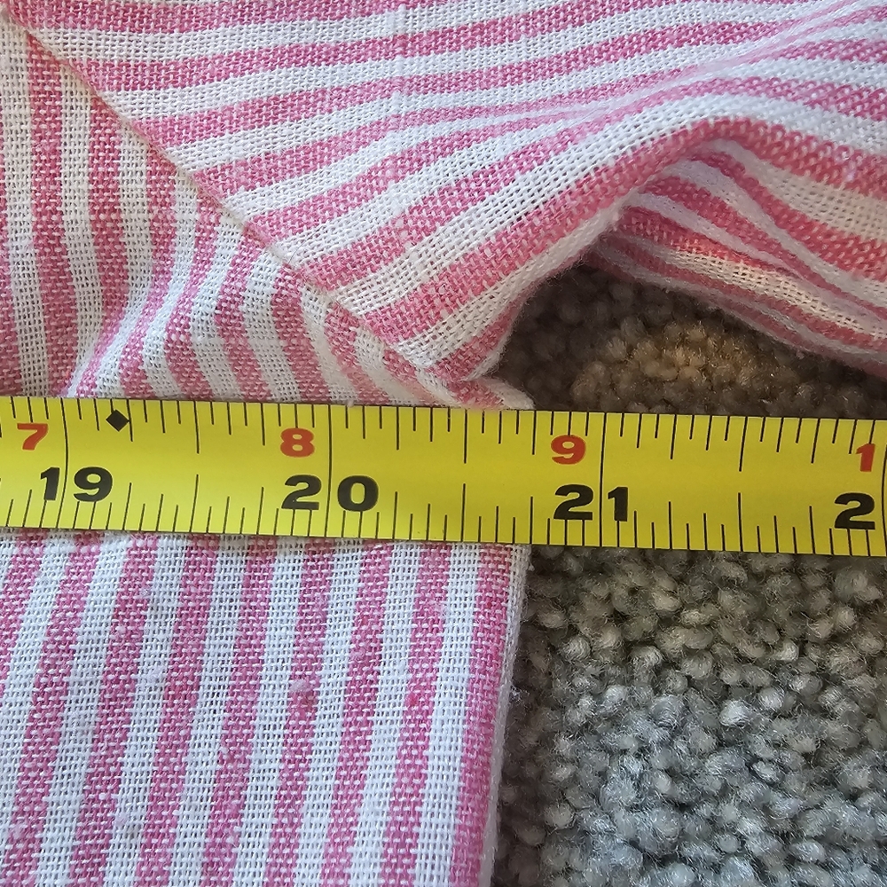 Umgee Pink Striped Tiered Dress - Picture 16 of 16